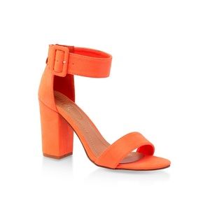 Bright Orange Heels